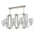 Подвесная люстра Crystal Lux Nicolas SP8 L1000 Nickel/White Подвесная люстра Crystal Lux Nicolas SP8 L1000 Nickel/White