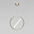 Подвесной светодиодный светильник Eurosvet Element 90281/1 бронза
