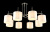 Потолочная люстра Crystal Lux Sergio PL8 Nickel Потолочная люстра Crystal Lux Sergio PL8 Nickel