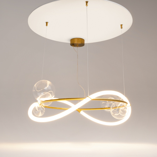Подвесная светодиодная люстра Maytoni Oasis MOD289PL-L44BS3K