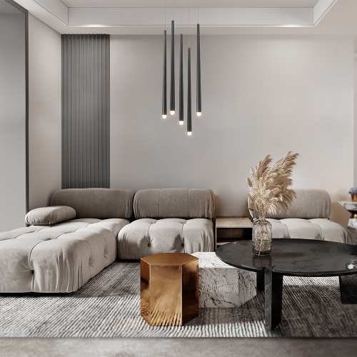 Подвесная светодиодная люстра Maytoni Cascade MOD132PL-L30BK