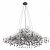 Подвесная люстра Loft IT Bijout 10067/1500 BK Подвесная люстра Loft IT Bijout 10067/1500 BK