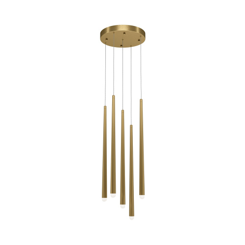 Подвесная светодиодная люстра Maytoni Cascade MOD132PL-L30BSK