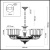 Подвесная люстра Odeon Light Merano 3997/8 Подвесная люстра Odeon Light Merano 3997/8