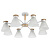 Потолочная люстра Arte Lamp Tyler A1031PL-8WH