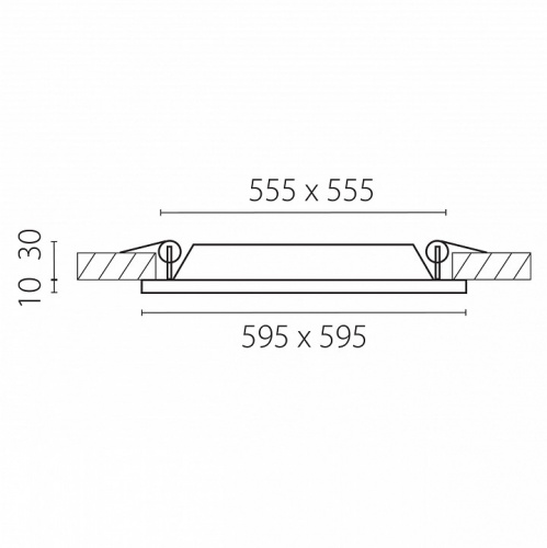Встраиваемый светильник Lightstar Zocco 224364