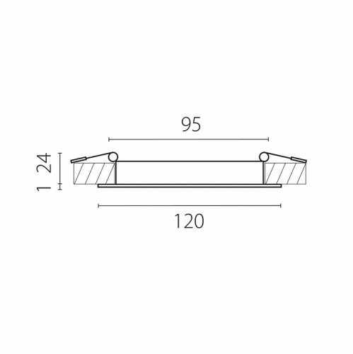 Встраиваемый светильник Lightstar Zocco 223102-XS