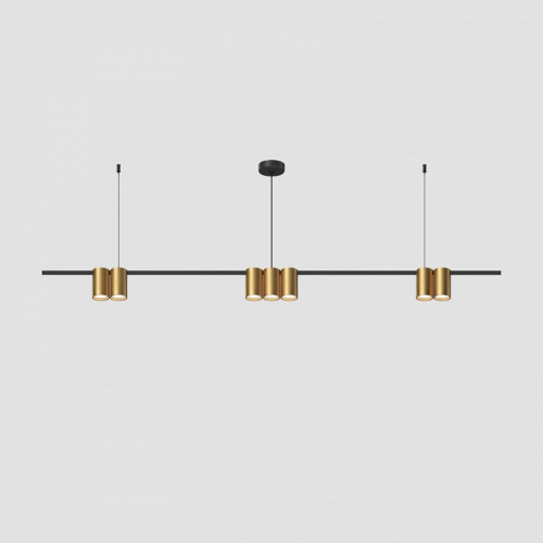 Подвесной светильник Denkirs Orbit DK4063-BK+SG